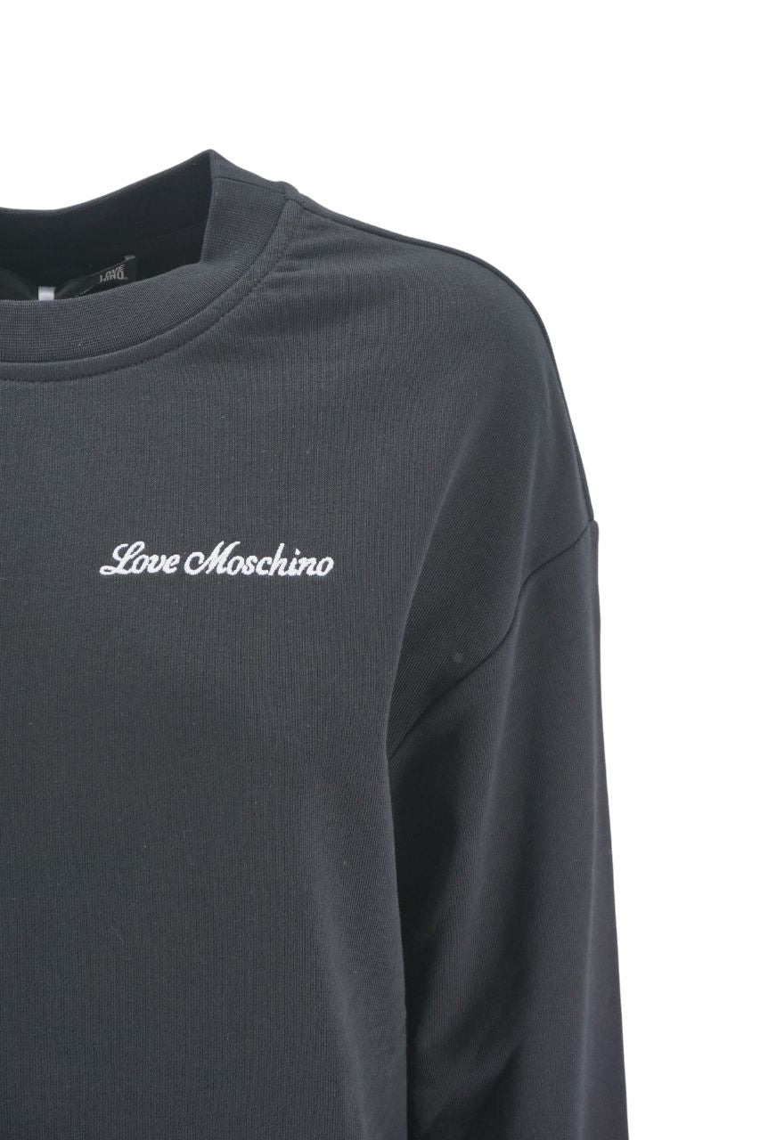 Felpa Love Moschino in Cotone / Nero - Ideal Moda