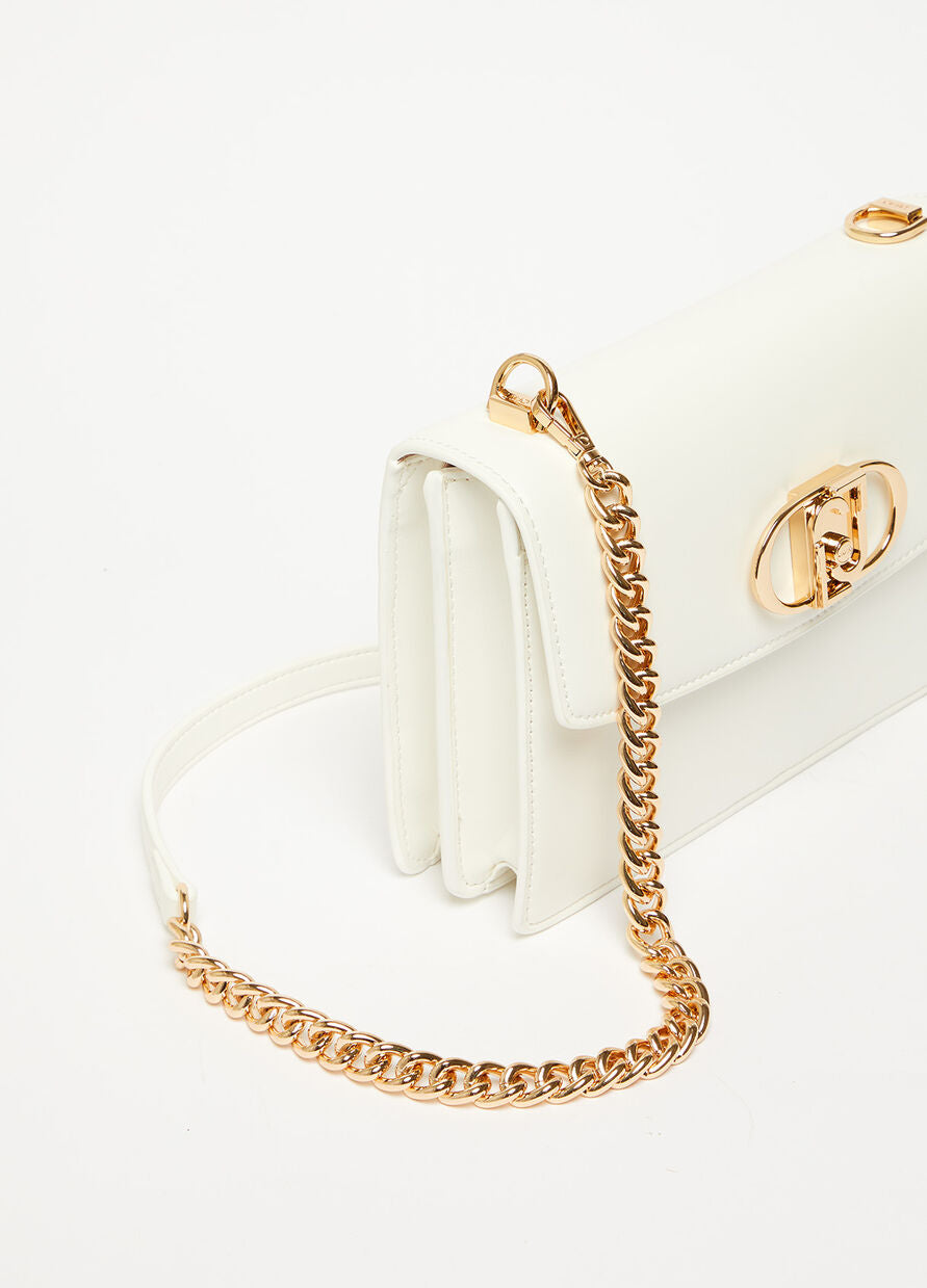 Borsa a Spalla con Logo Liu Jo / Bianco - Ideal Moda
