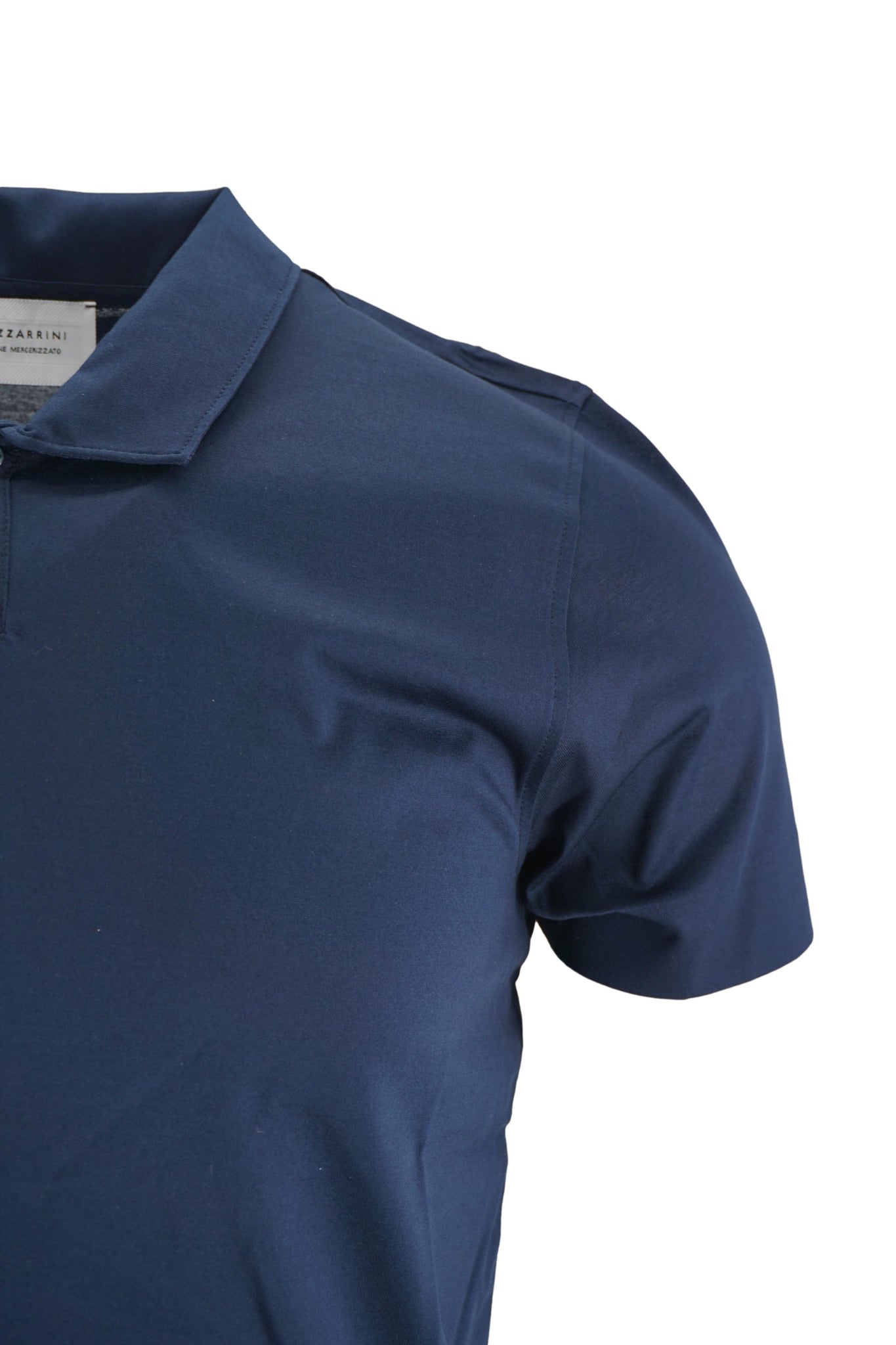 Polo in Cotone Mercerizzato Gazzarrini / Blu - Ideal Moda