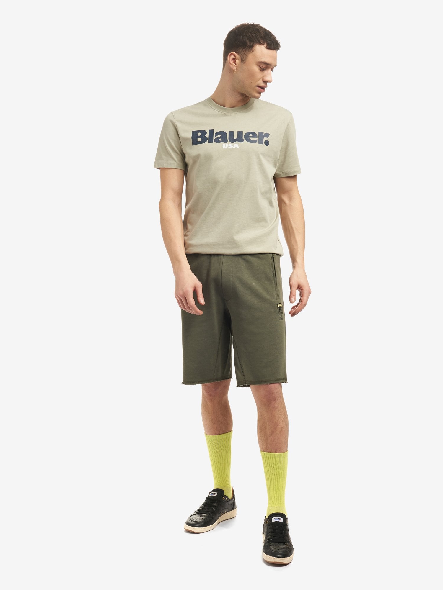 Short in Felpa / Verde - Ideal Moda