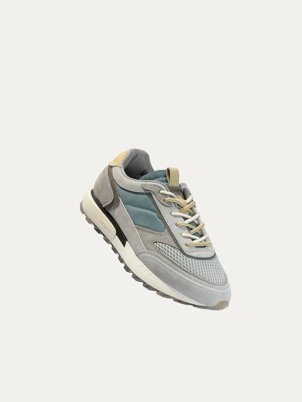 Sneaker in Pelle e Tessuto Hoff / Grigio - Ideal Moda