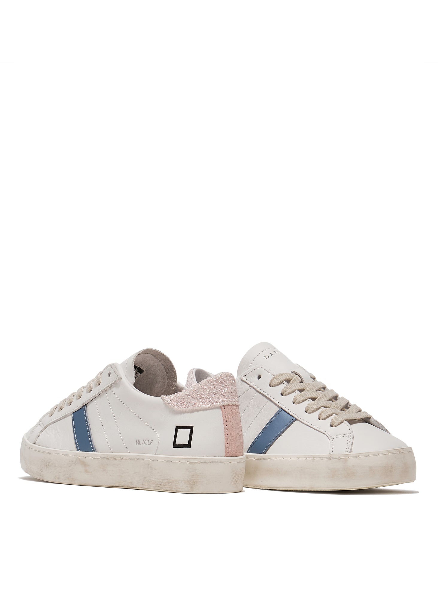 Sneaker Hill Low Calf DATE / Bianco - Ideal Moda
