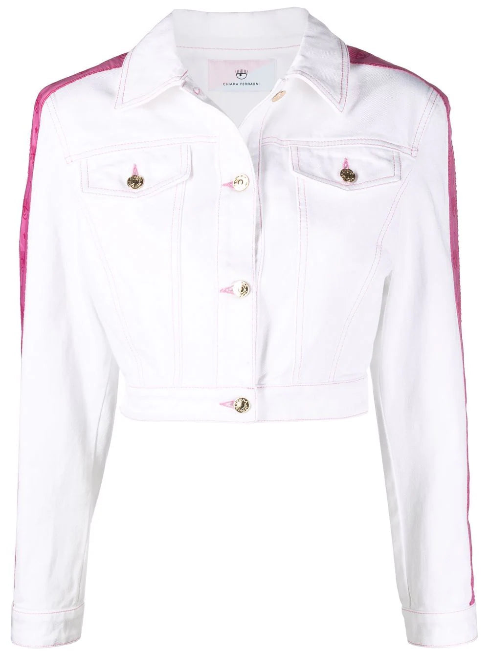 Giacca in Jeans Chiara Ferragni / Bianco - Ideal Moda