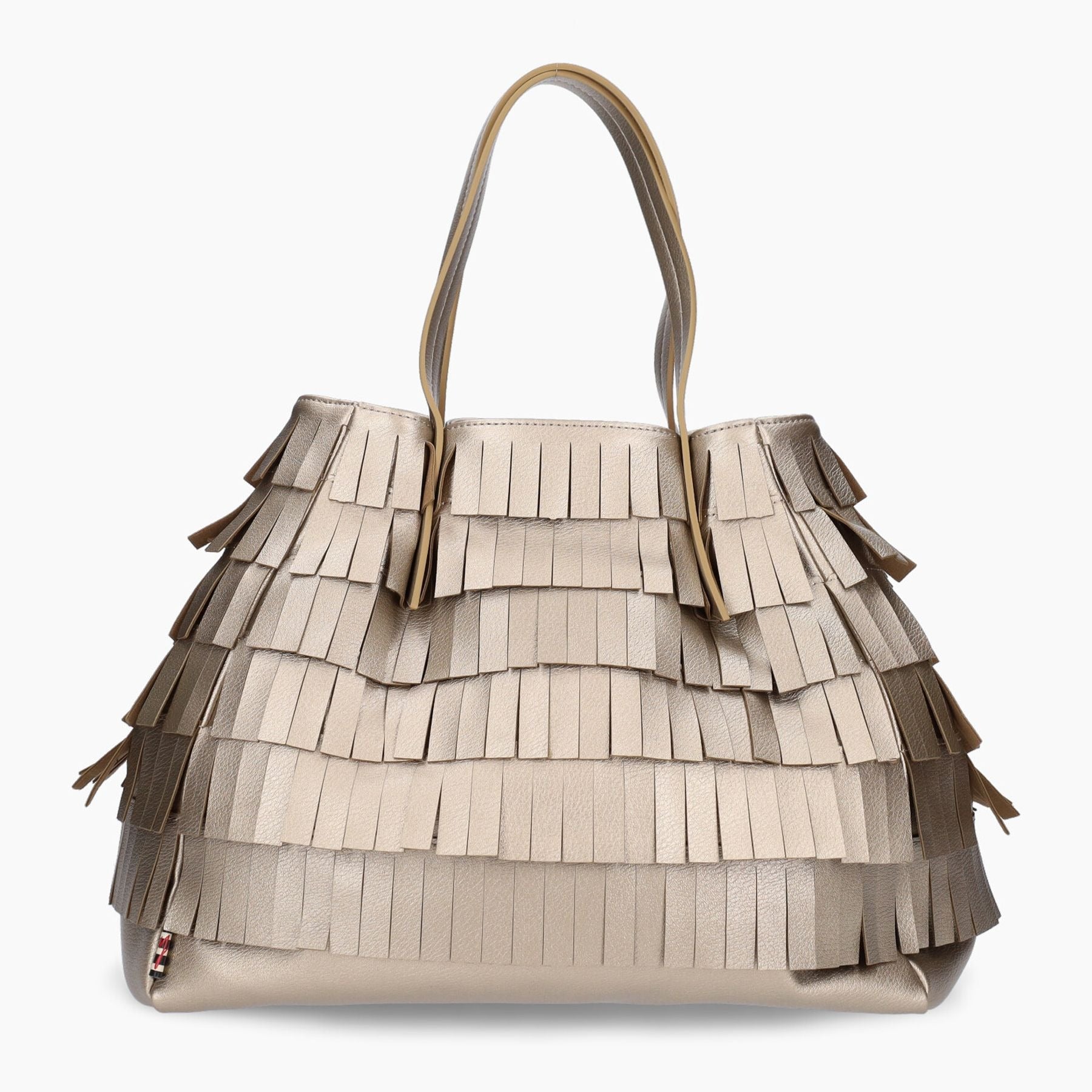 Borsa con Frange Manila Grace / Bronzo - Ideal Moda