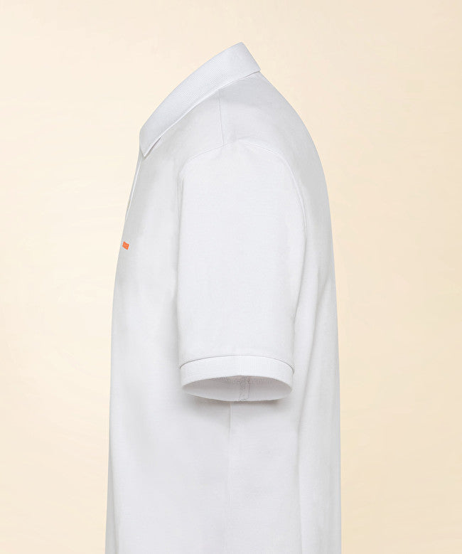 Piquet polo shirt / Bianco - Ideal Moda
