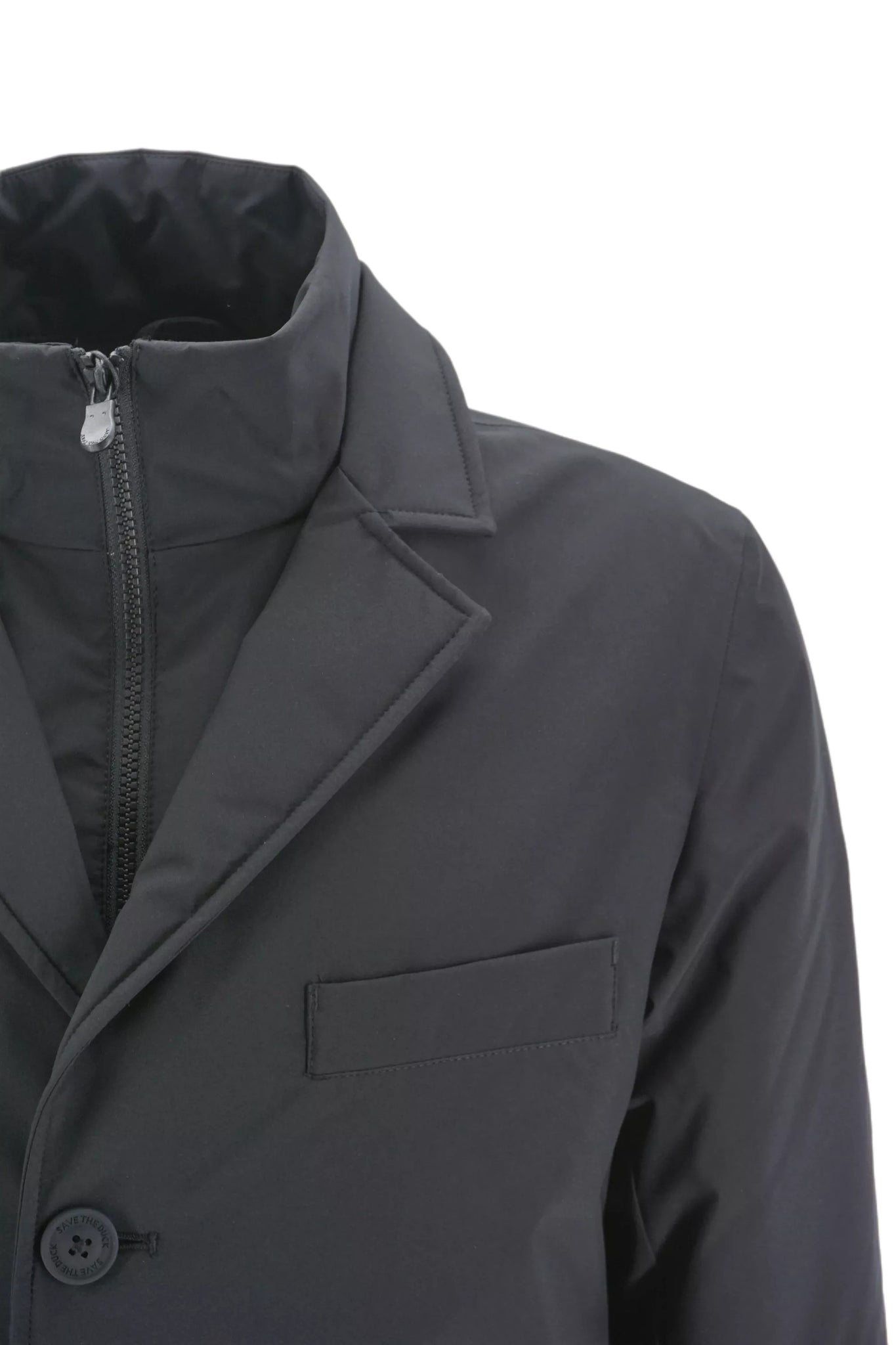 Trench con Pettorina Save The Duck / Nero - Ideal Moda