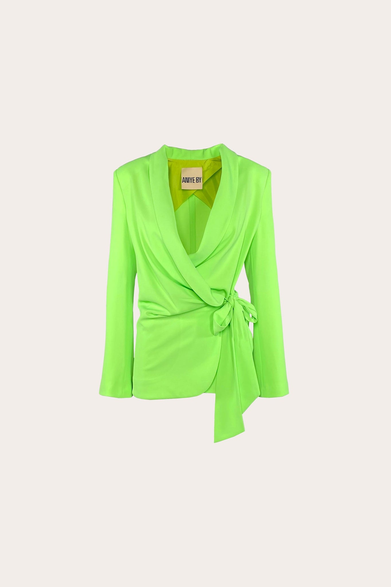 Blazer Aniye By con Nodo / Verde - Ideal Moda