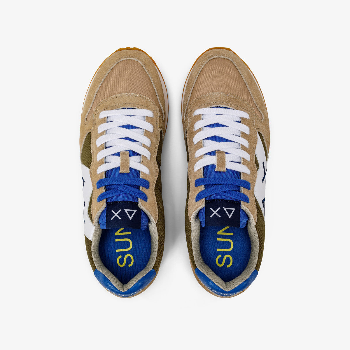 Sneaker Jaki Tricolors Sun68 / Beige - Ideal Moda