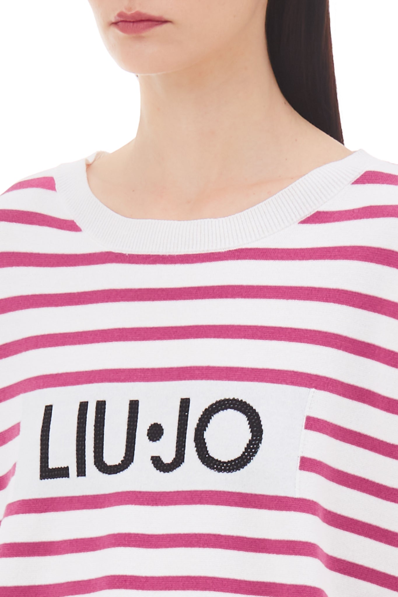Felpa Liu Jo con Logo / Bianco - Ideal Moda