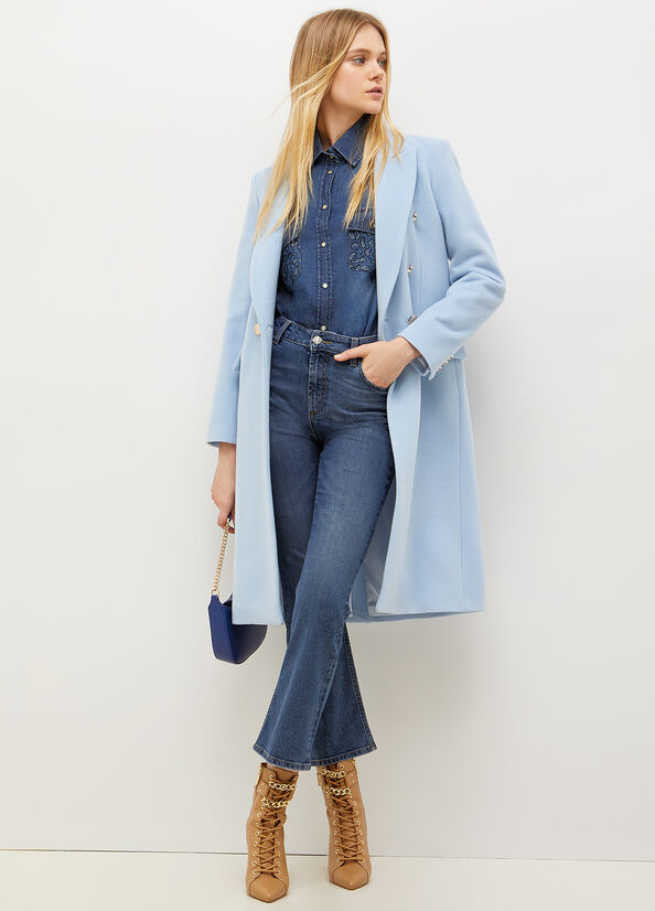 Jeans Flare con Strass Liu Jo / Jeans - Ideal Moda