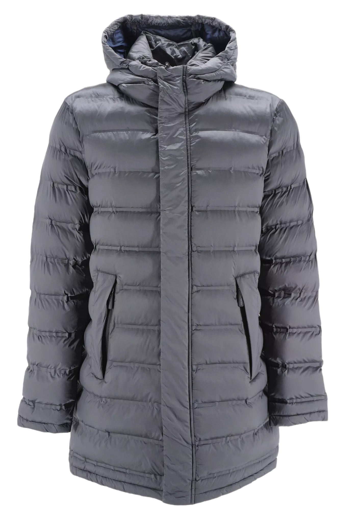Giubbino Lungo con Logo Clinchberry / Grigio - Ideal Moda