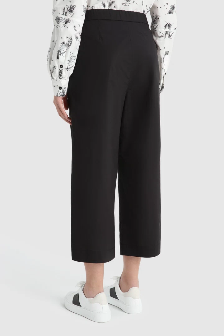 Pantalone Woolrich in Popeline / Nero - Ideal Moda