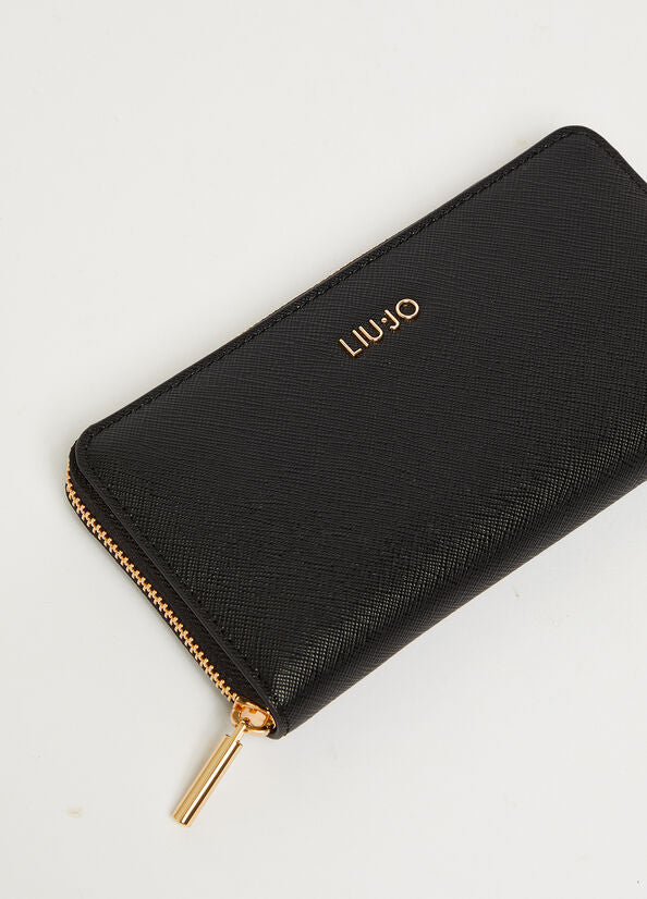 Portafoglio con Logo Liu Jo / Nero - Ideal Moda