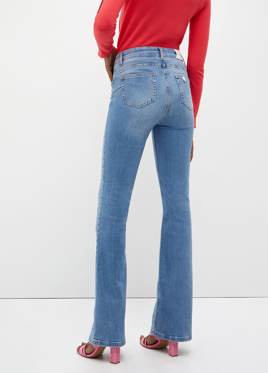 Jeans Flare Vita Alta Liu Jo / Jeans - Ideal Moda