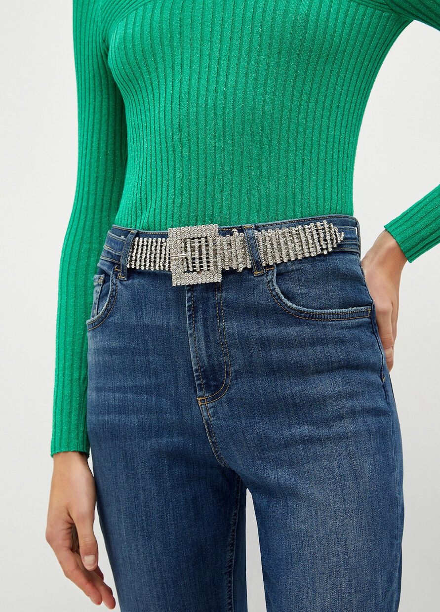 Jeans Cropped Vita Alta Liu Jo / Jeans - Ideal Moda