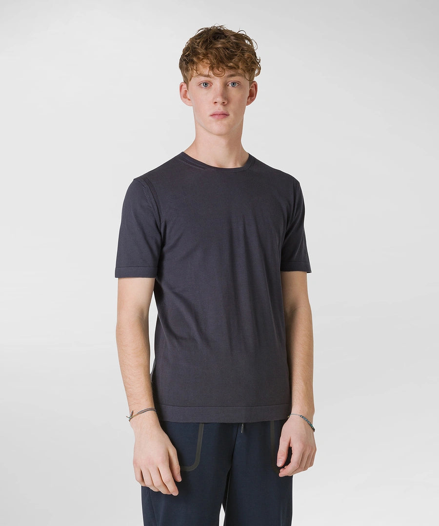 T-Shirt in Cotone Peuterey / Blu - Ideal Moda