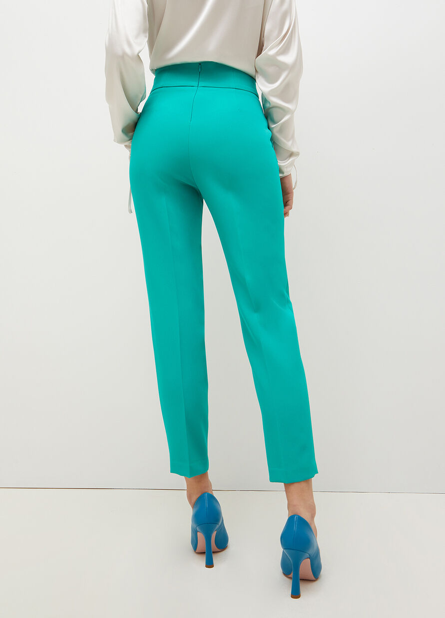 Pantalone a Vita Alta Liu Jo / Verde - Ideal Moda