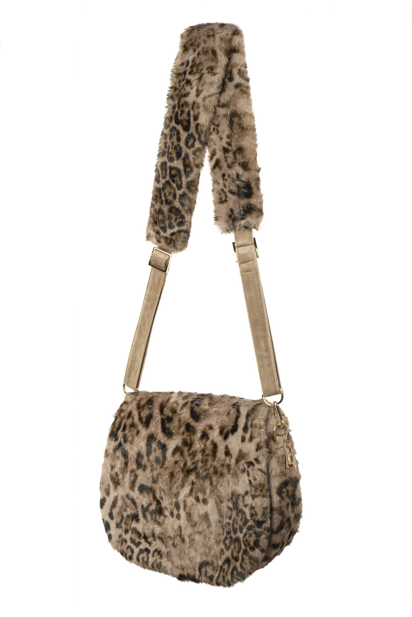 Borsa con Ecopelliccia Animalier La Milanesa / Multicolor - Ideal Moda
