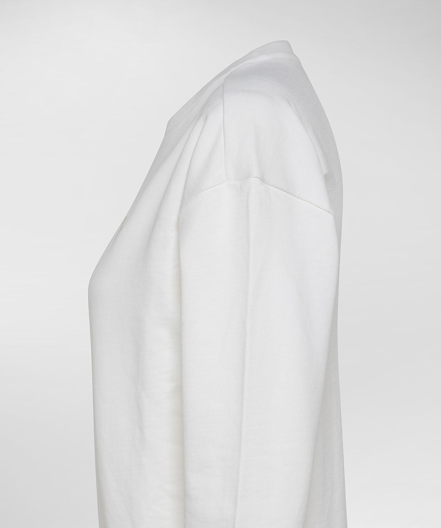 Felpa da Donna con Lettering sul Davanti / Bianco - Ideal Moda