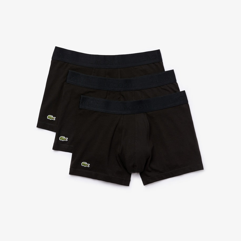 Boxer Lacoste Confezione 3 Paia / Nero - Ideal Moda