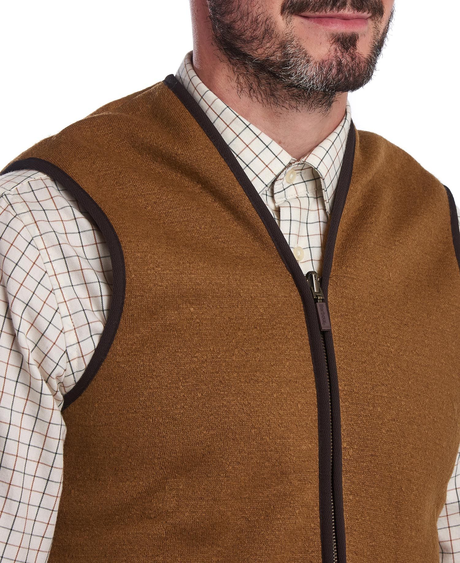 Gilet in Pile Barbour / Marrone - Ideal Moda