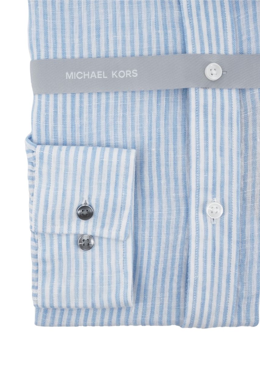 Camicia Michael Kors in Lino / Celeste - Ideal Moda