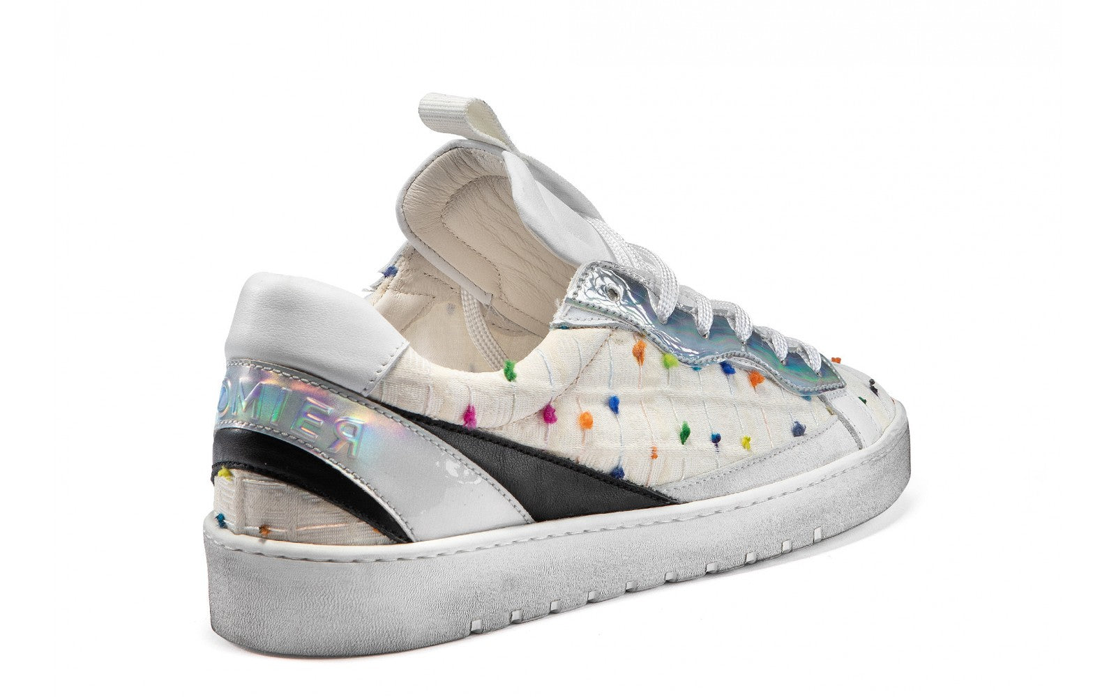 ALPHA Rainbow Pois / Bianco - Ideal Moda