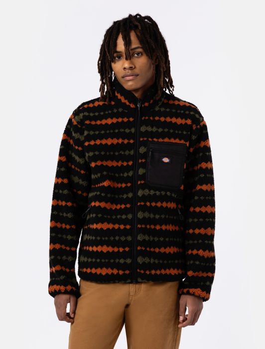 Felpa in Pile a Fantasia Dickies / Nero - Ideal Moda