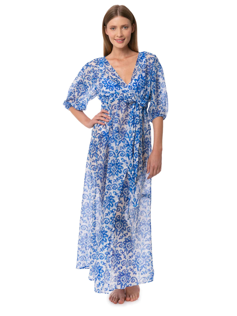 Abito Lungo Mc2 Saint Barth / Azzurro - Ideal Moda