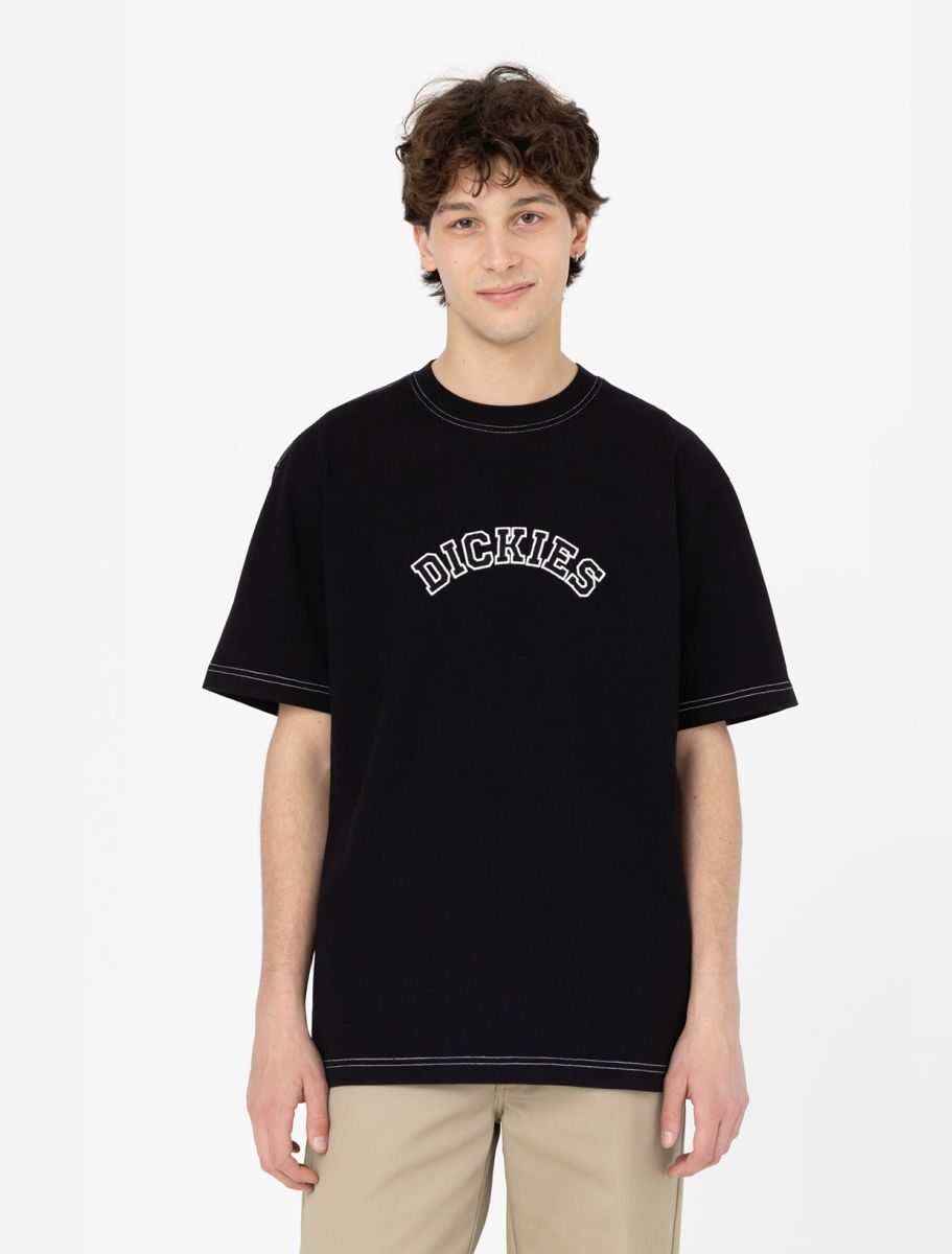 T-Shirt West Vale con Logo Dickies / Nero - Ideal Moda