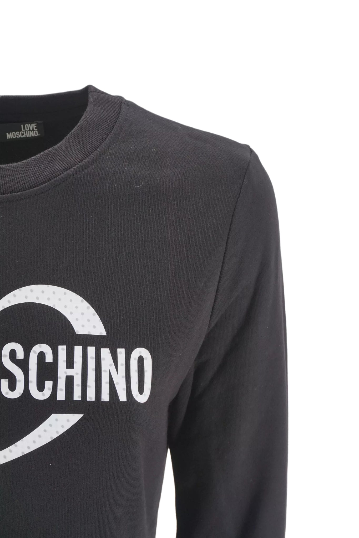 Abito in Felpa con Logo Love Moschino / Nero - Ideal Moda