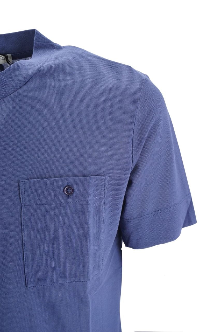 T-Shirt Paolo Pecora Girocollo / Blu - Ideal Moda