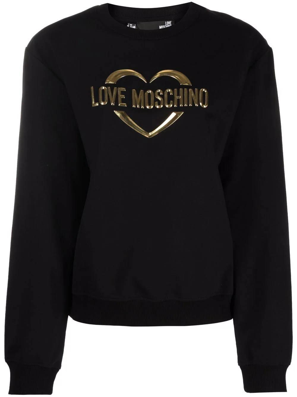 Felpa Love Moschino con Logo / Nero - Ideal Moda