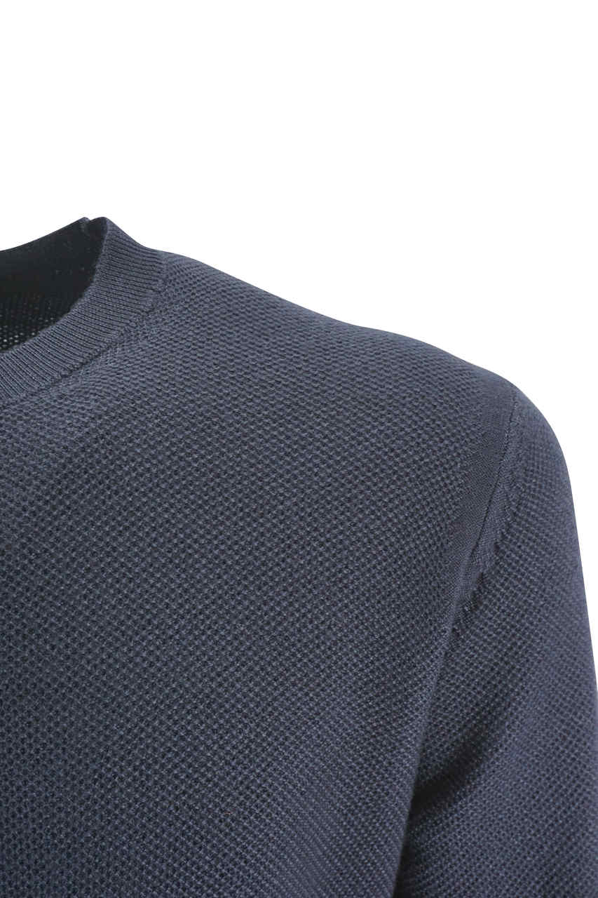 Maglia Paolo Pecora tramata / Blu - Ideal Moda