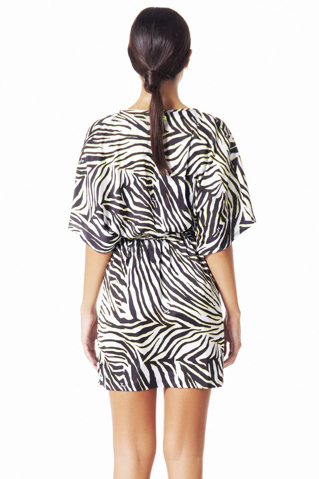 Abito Corto Luxury Zebra / Nero - Ideal Moda