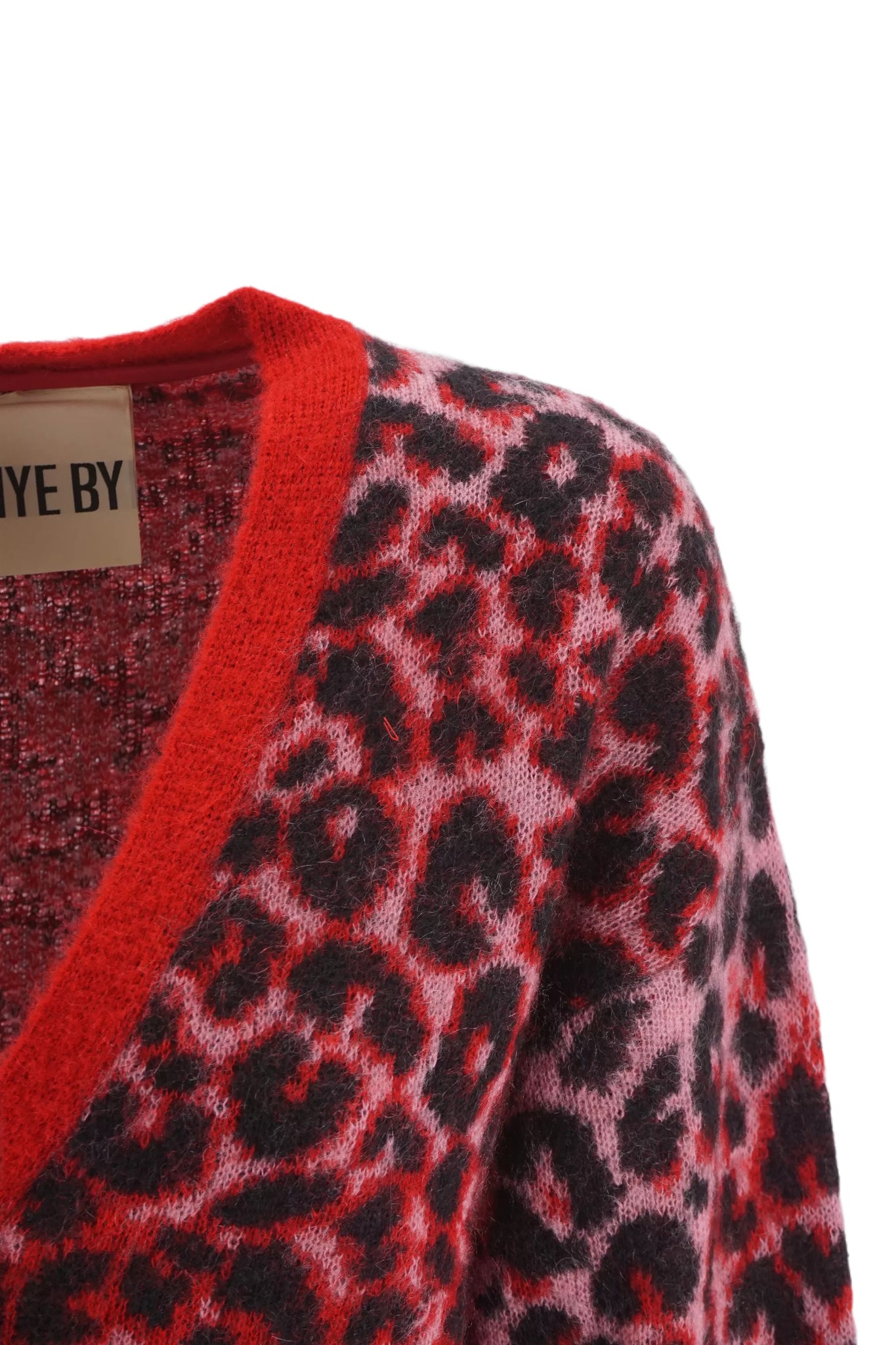 Cardigan con Fantasia Aniye By / Rosso - Ideal Moda