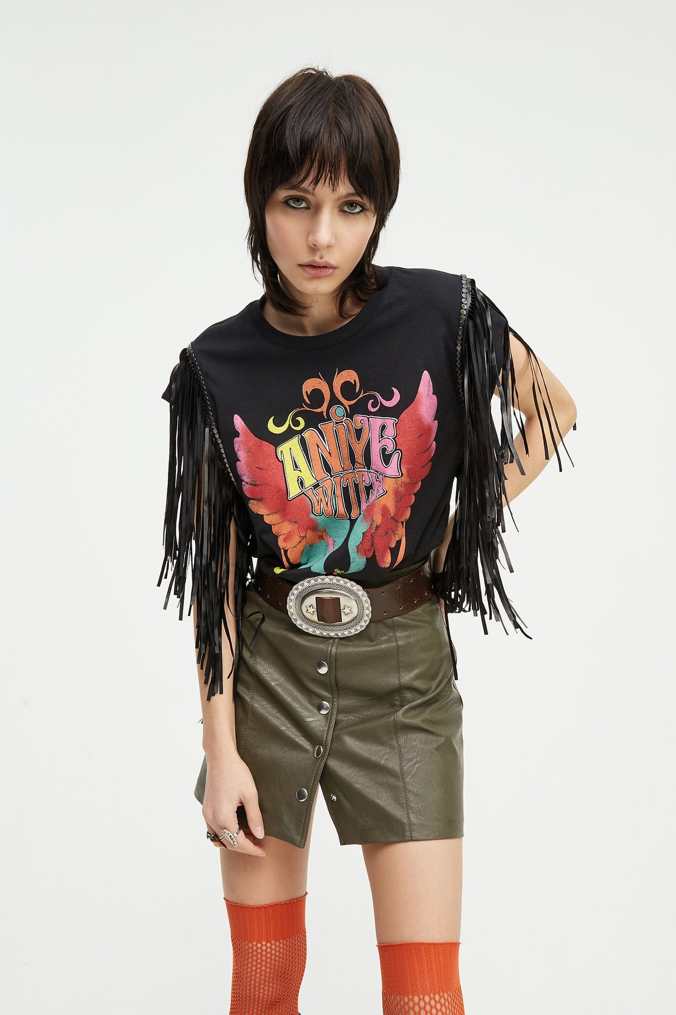 T-Shirt Aniye By / Nero - Ideal Moda