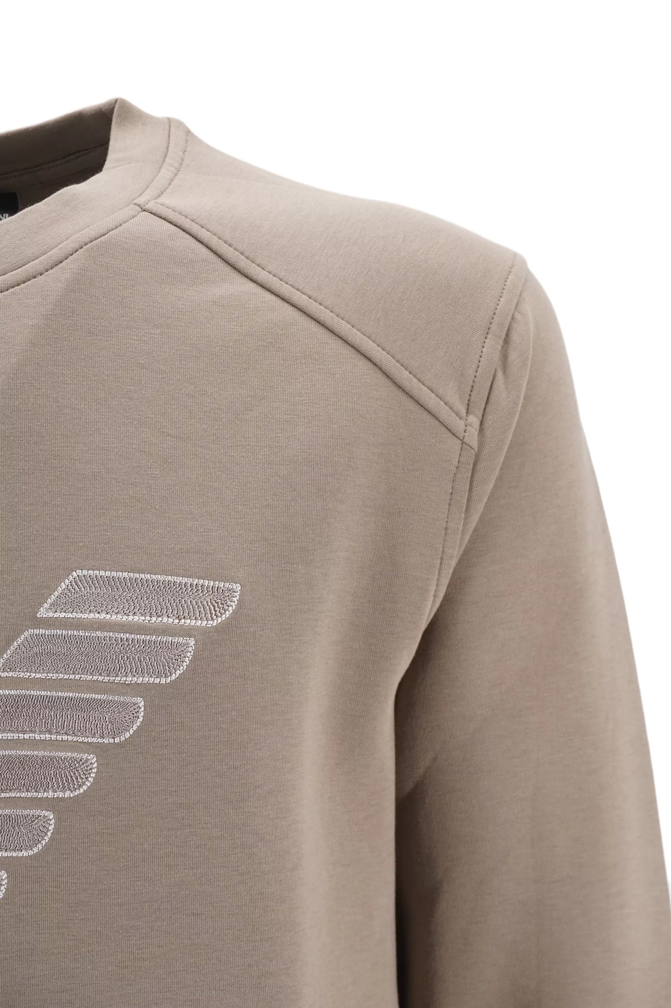 Felpa con Logo Emporio Armani / Beige - Ideal Moda