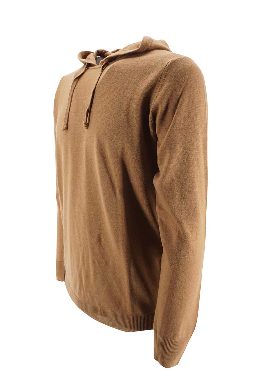 Maglia Daniele Alessandrini con cappuccio / Beige - Ideal Moda
