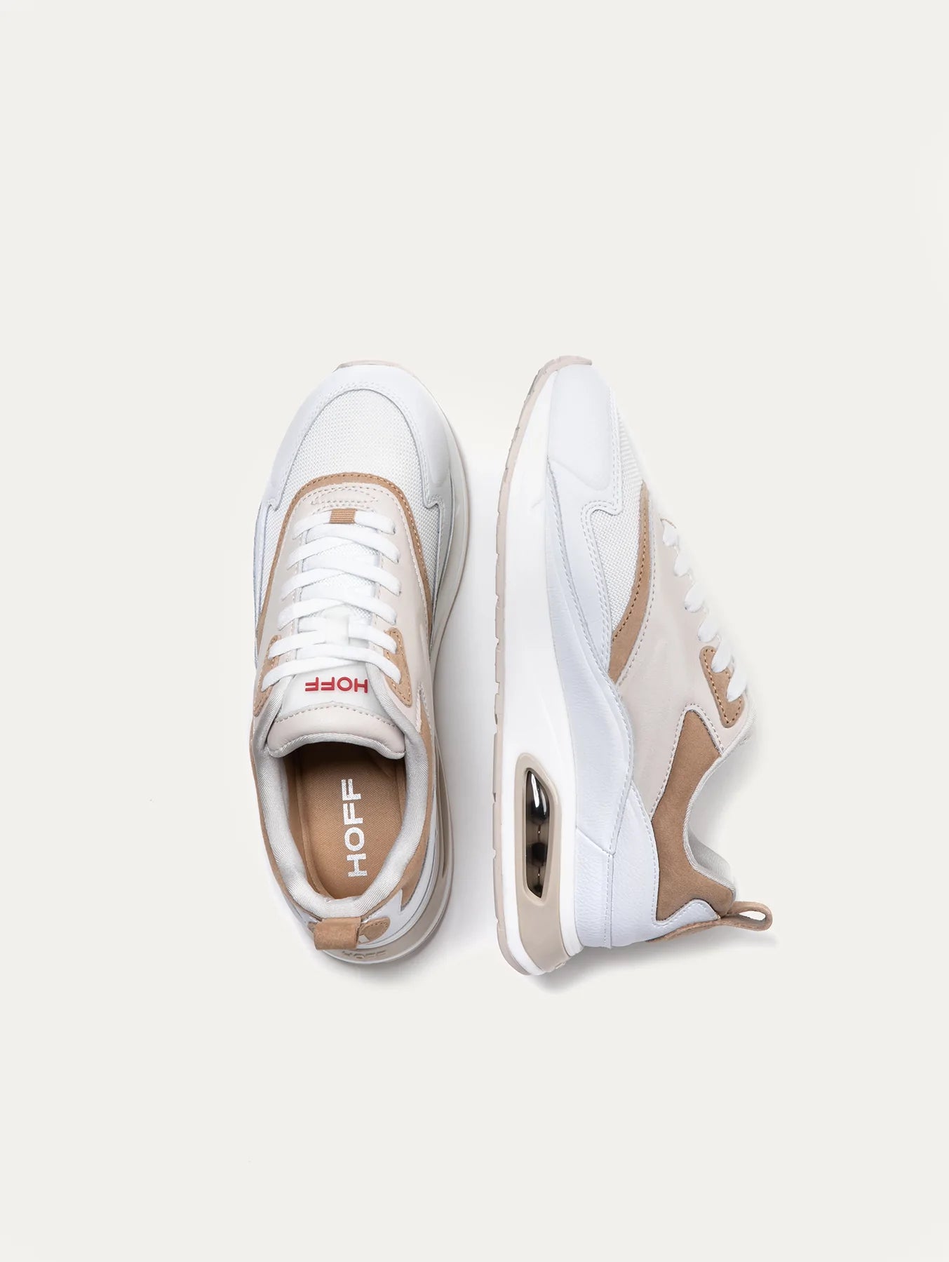 Sneaker in Pelle Hoff / Bianco - Ideal Moda