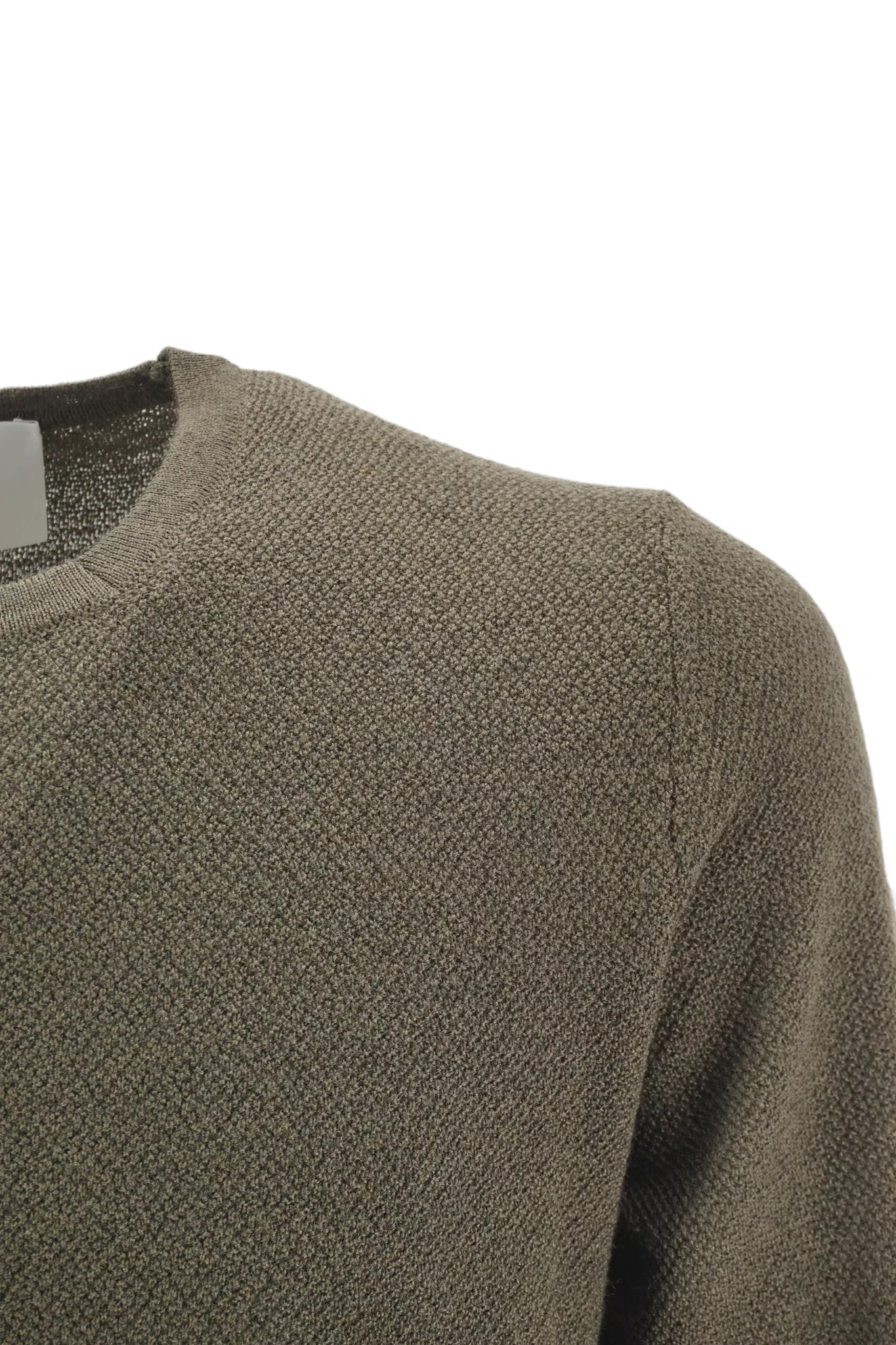 Maglia con Collo Quadrato Vneck / Verde - Ideal Moda