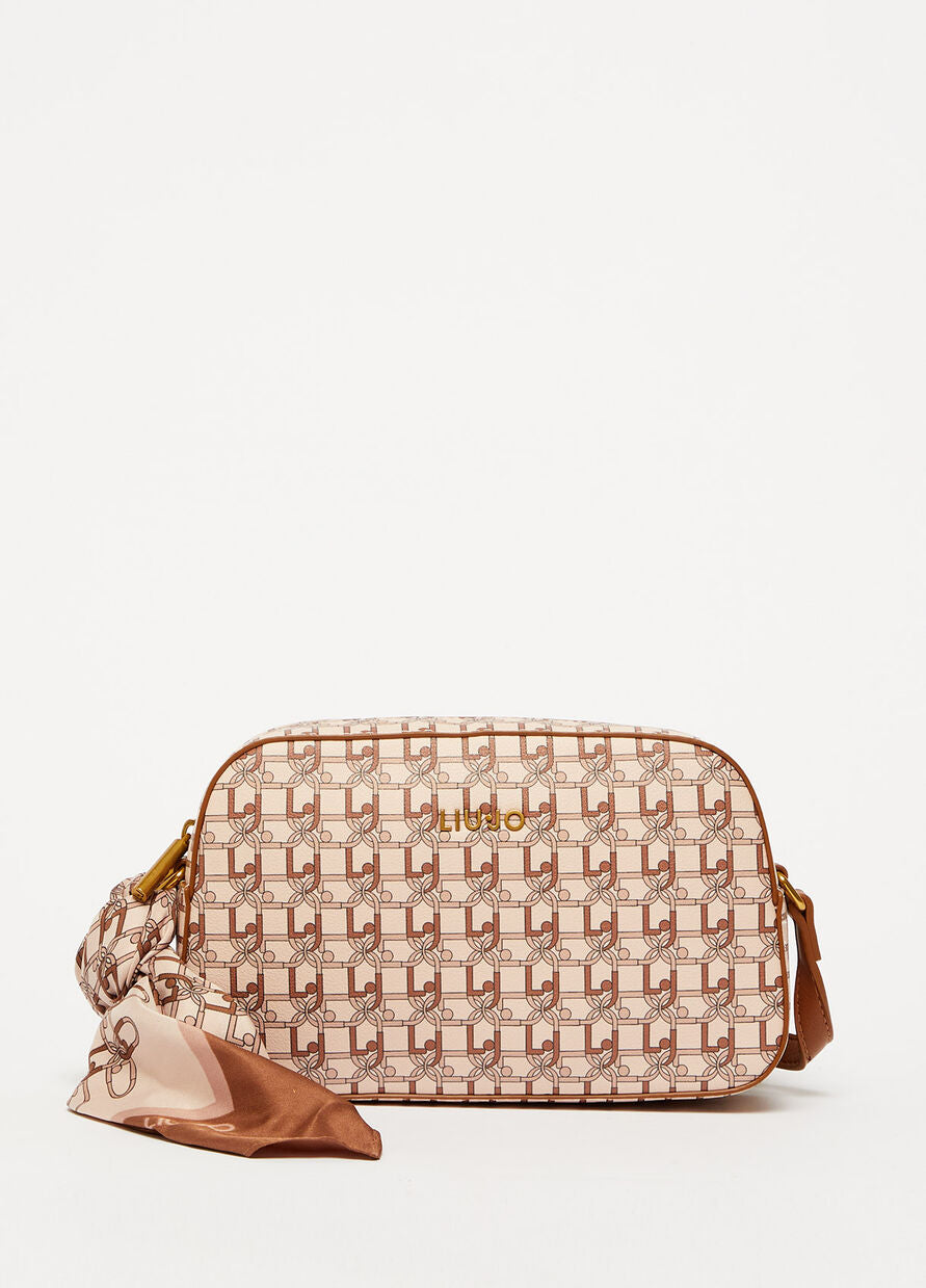 Borsa a Tracolla con Logo Liu Jo / Cuoio - Ideal Moda