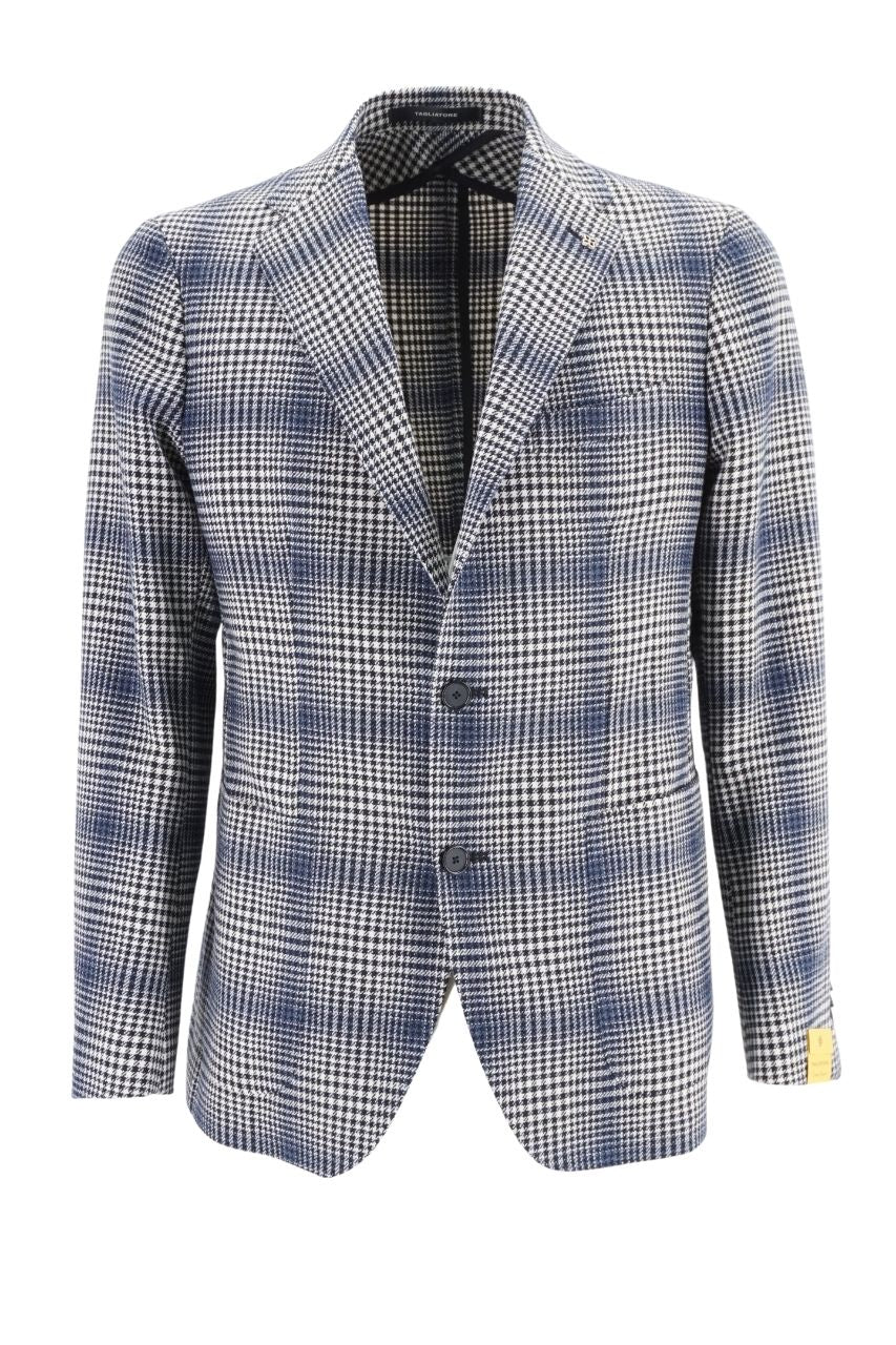 Giacca con Fantasia Tagliatore / Blu - Ideal Moda