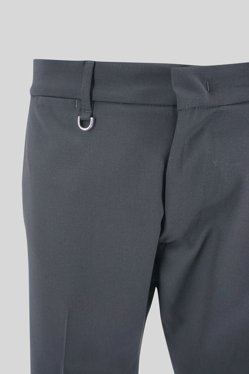 Pantalone taglio classico / Nero - Ideal Moda