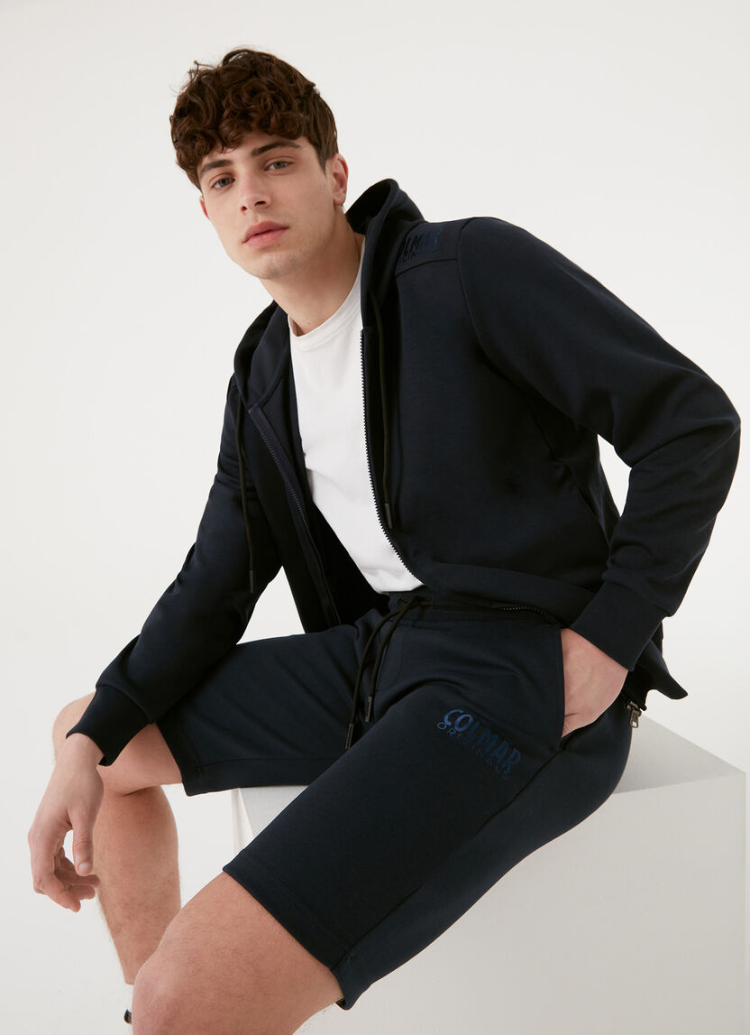 Bermuda Colmar con Scritta / Blu - Ideal Moda