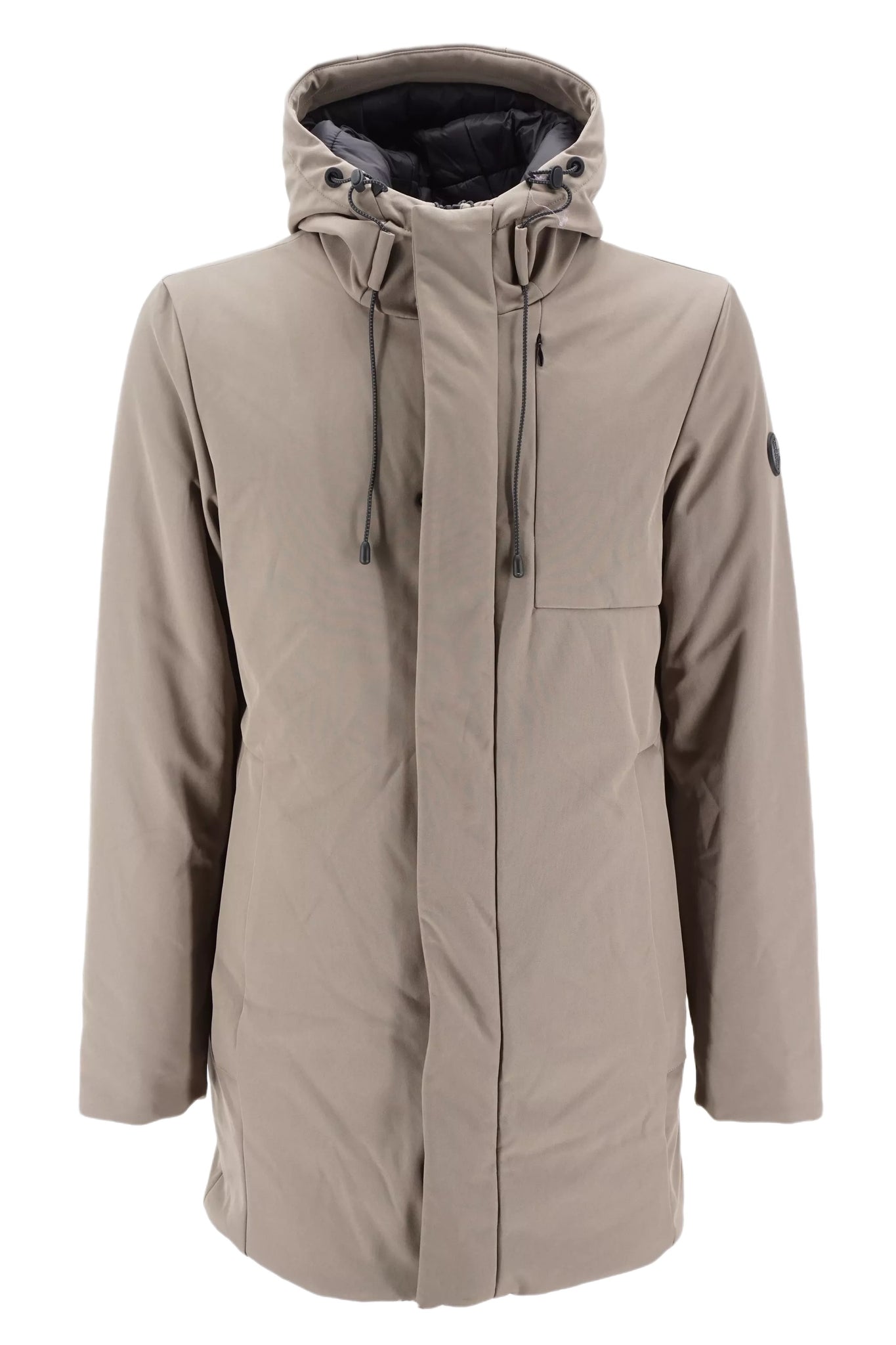 Giaccone in Softshell Clinchberry / Beige - Ideal Moda