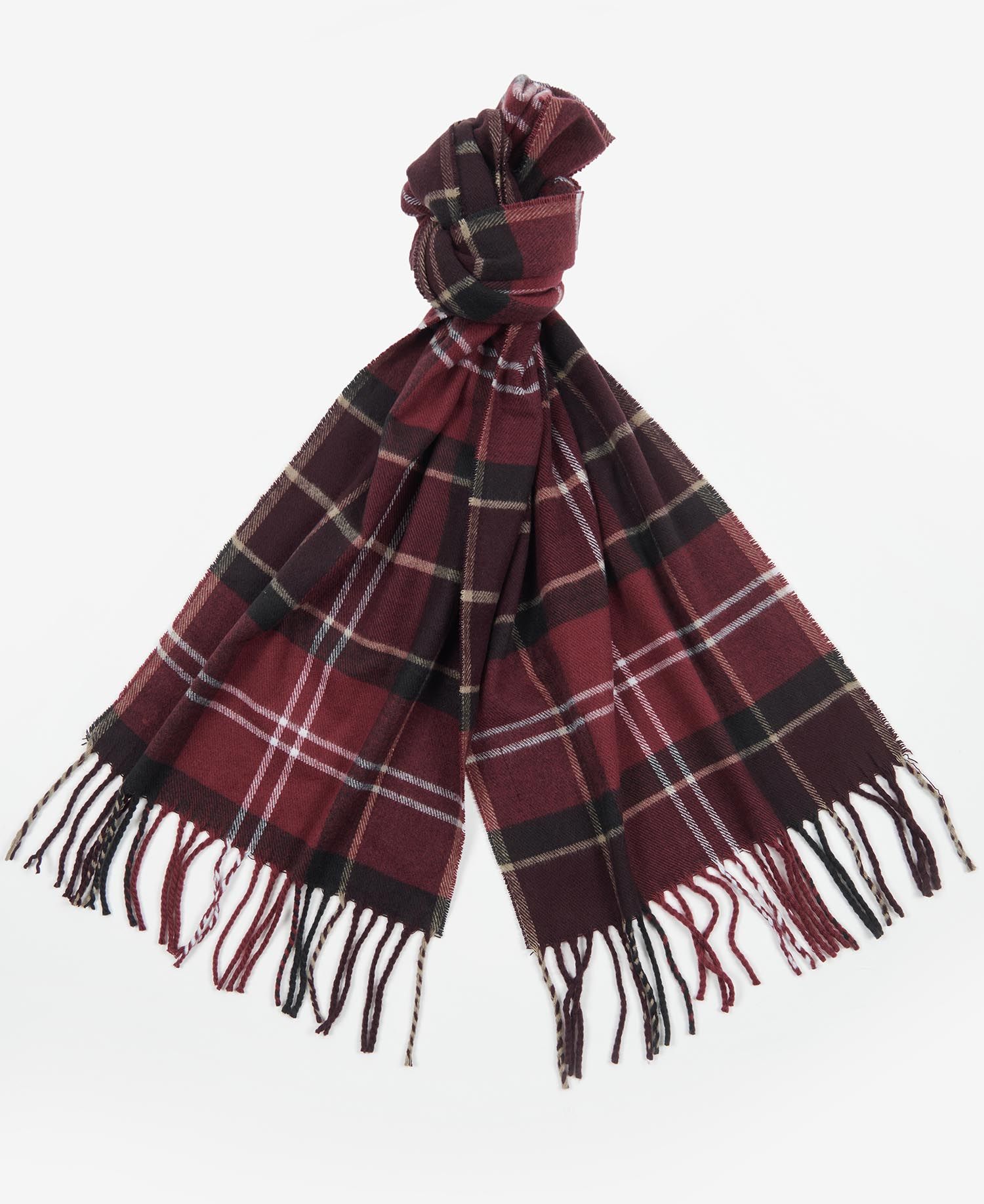 Sciarpa con Fantasia Barbour / Rosso - Ideal Moda