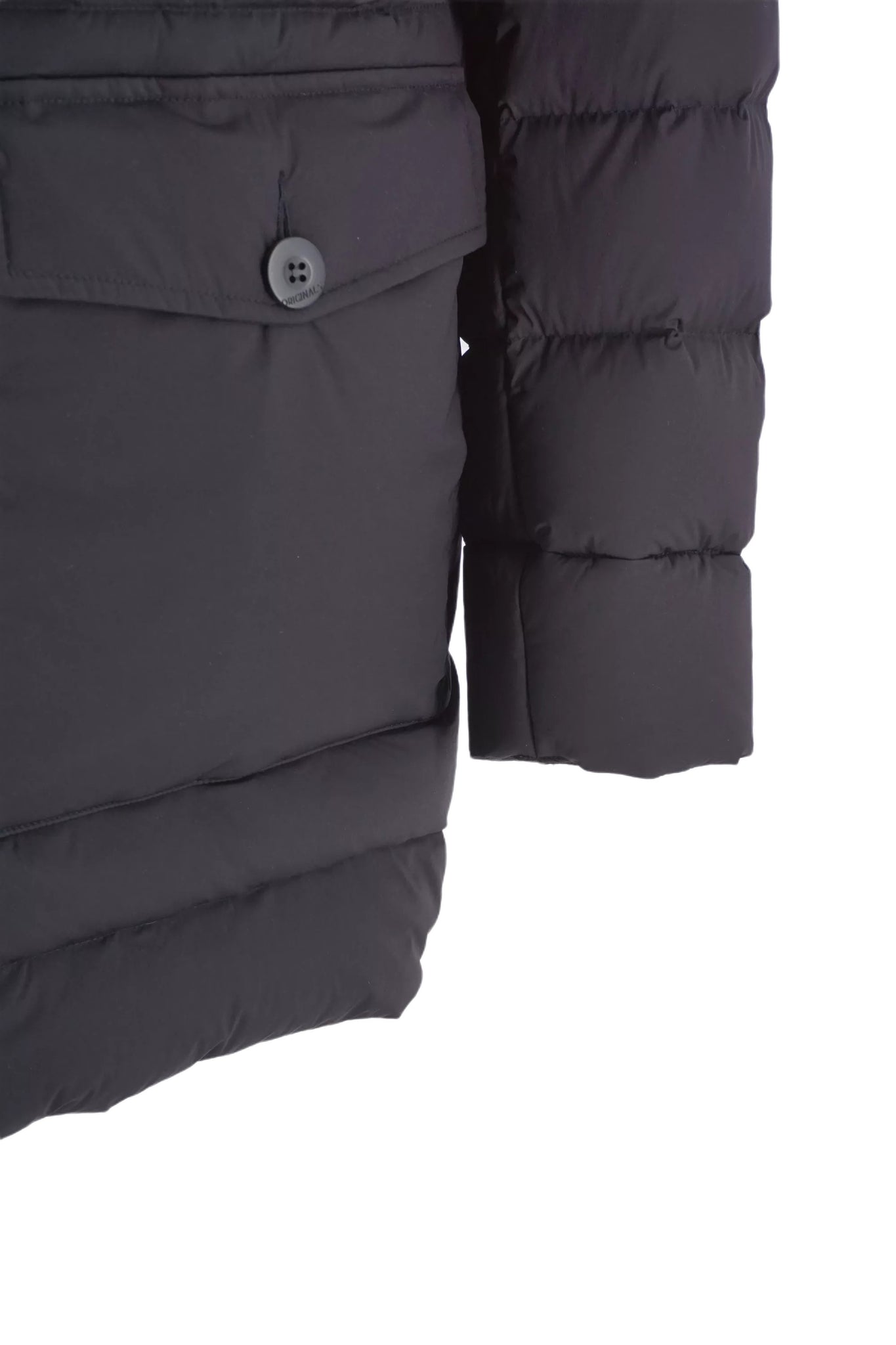 Parka Elasticizzato con Logo Colmar / Nero - Ideal Moda