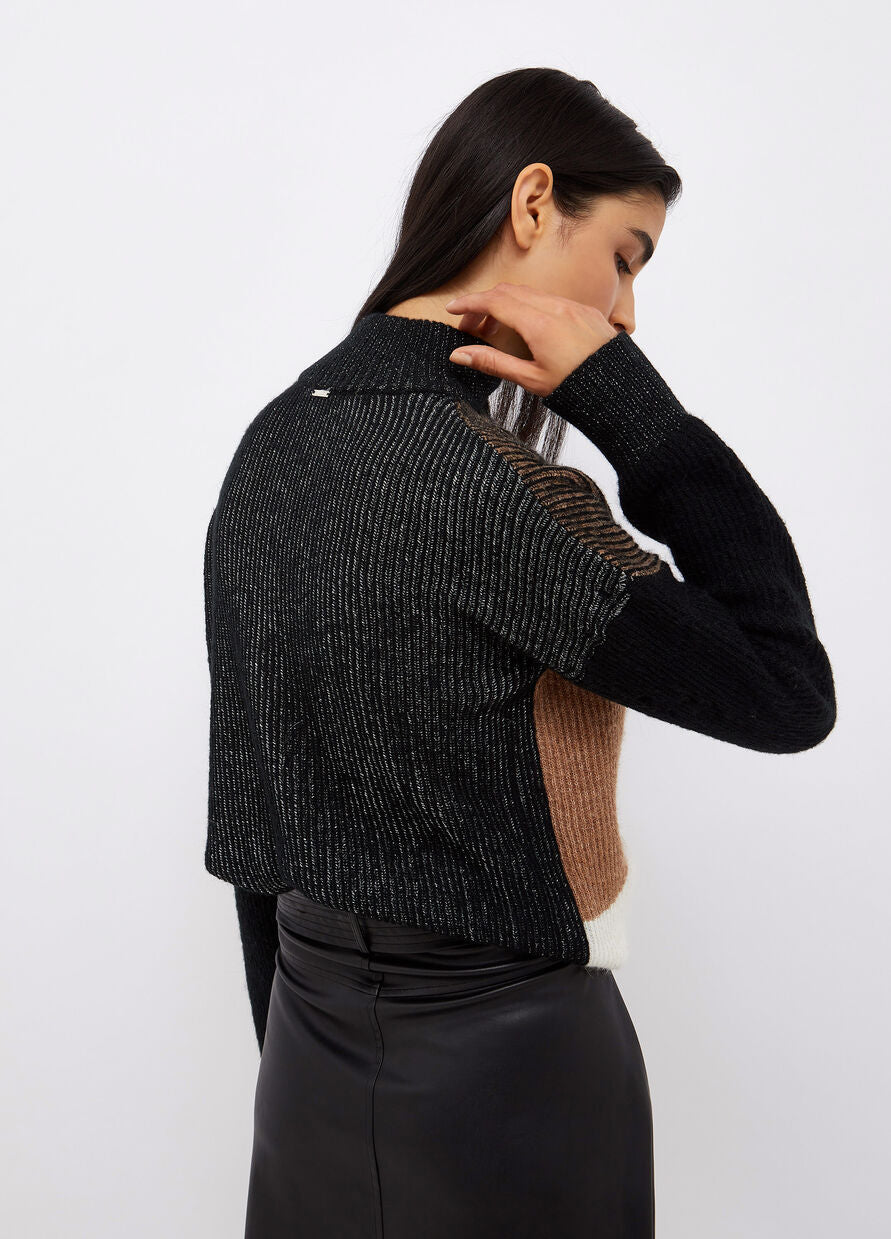 Dolcevita Liu Jo in alpaca / Nero - Ideal Moda
