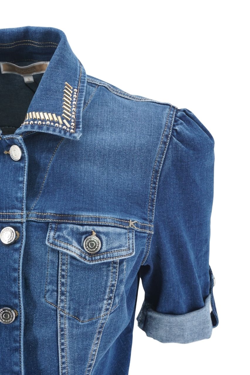 Giacca Kocca Giubbini Giacca Kocca Con Applicazioni Jeans